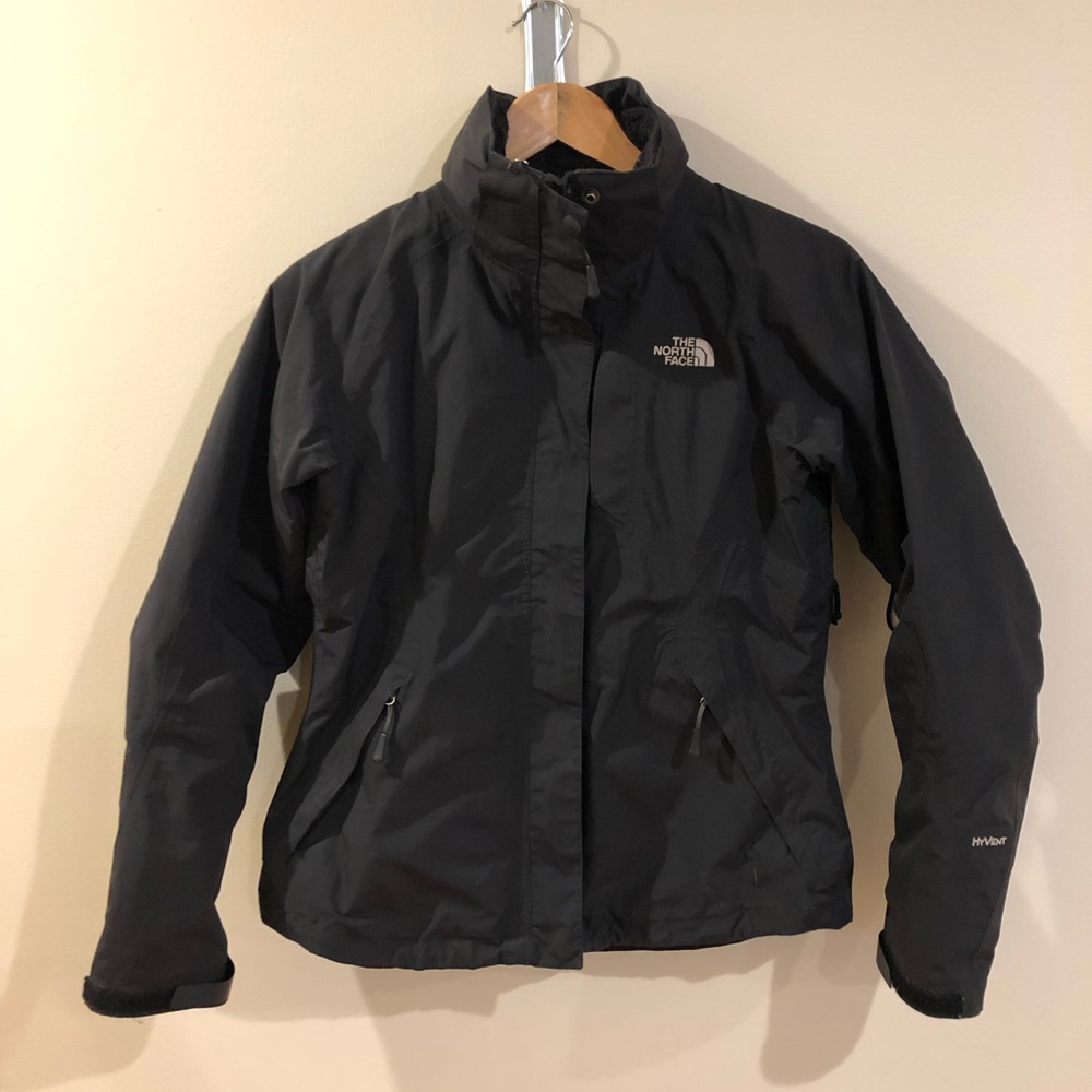 Women’s black North Face ski jacket 3 in 1 small S